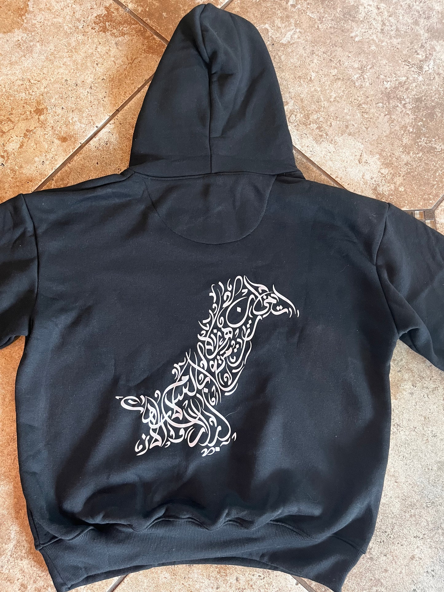 Pakistan Calligraphy Hoodie Black