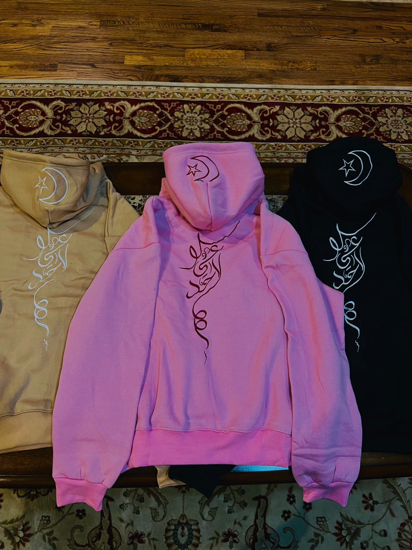 SALAM "Awareness of the one" Embroided Black Set Hoodie and Pants